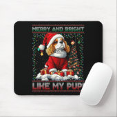 Cavalier King Charles Spaniel Weihnachtsbaumdekora Mousepad (Mit Mouse)