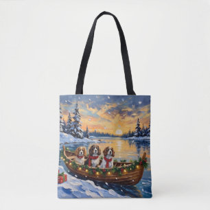 Cavalier King Charles Spaniel Weihnachtsboot Tasche