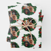 Cavalier King Charles Spaniel Weihnachtsbuch Geschenkpapier Set (Beispiel)