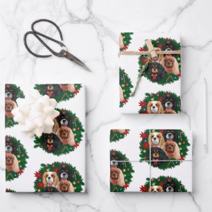 Cavalier King Charles Spaniel Weihnachtsbuch Geschenkpapier Set