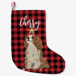 Cavalier King Charles Spaniel Weihnachtsfeiertag S Kleiner Weihnachtsstrumpf
