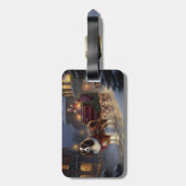 Cavalier King Charles Spaniel Weihnachtsfest Gepäckanhänger (Rückseite vertikal)