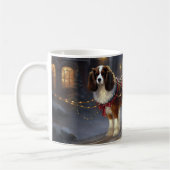 Cavalier King Charles Spaniel Weihnachtsfest Kaffeetasse (Links)