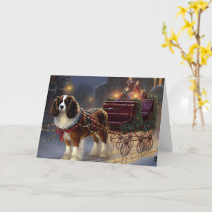 Cavalier King Charles Spaniel Weihnachtsfest Karte