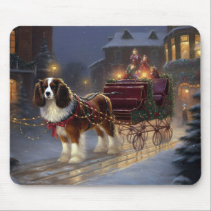 Cavalier King Charles Spaniel Weihnachtsfest Mousepad