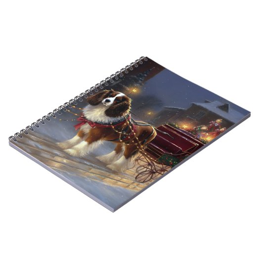 Cavalier King Charles Spaniel Weihnachtsfest Notizblock (Linke Seite)