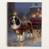 Cavalier King Charles Spaniel Weihnachtsfest Planer (Vorderseite)