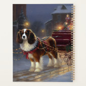 Cavalier King Charles Spaniel Weihnachtsfest Planer (Rückseite)