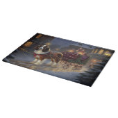 Cavalier King Charles Spaniel Weihnachtsfest Schneidebrett (Ecke)