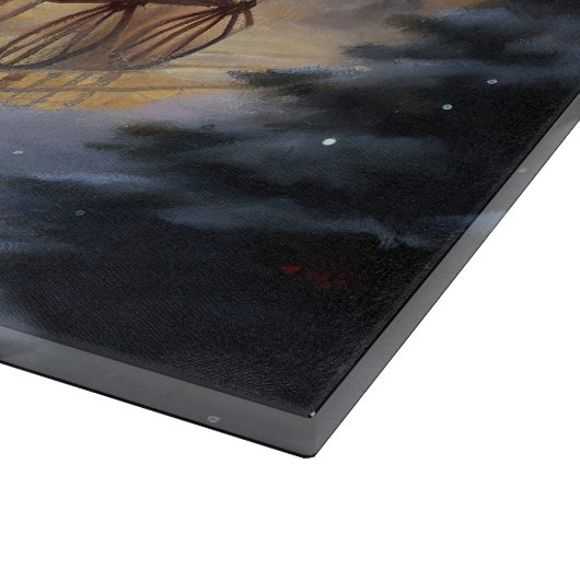 Cavalier King Charles Spaniel Weihnachtsfest Schneidebrett (Ecke)