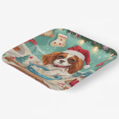 Cavalier King Charles Spaniel Weihnachtsgebäck Pappteller (Gewinkelt)
