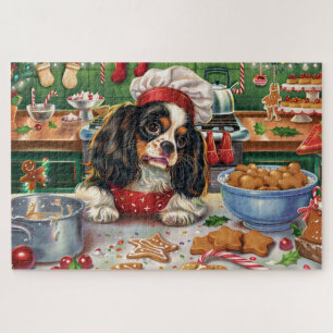Cavalier King Charles Spaniel Weihnachtsgebäck Puzzle