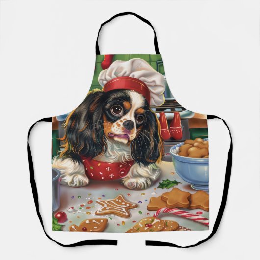 Cavalier King Charles Spaniel Weihnachtsgebäck Schürze (Vorderseite)