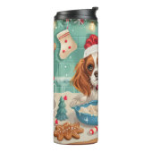 Cavalier King Charles Spaniel Weihnachtsgebäck Thermosbecher (Nach links gedreht)