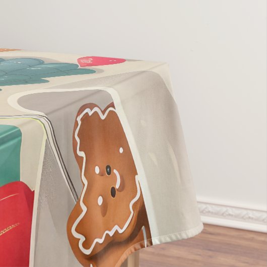 Cavalier King Charles Spaniel Weihnachtsgebäck Tischdecke (Beispiel)