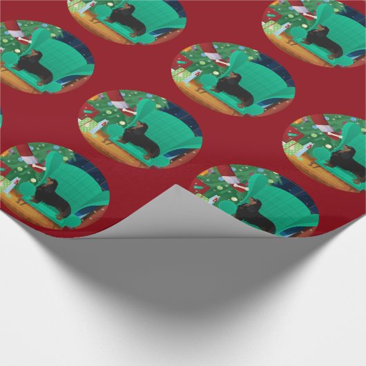Cavalier King Charles Spaniel - Weihnachtsgeschenk Geschenkpapier (Ecke)