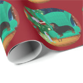 Cavalier King Charles Spaniel - Weihnachtsgeschenk Geschenkpapier (Rolleneckpunkt)