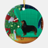 Cavalier King Charles Spaniel - Weihnachtsgeschenk Keramik Ornament (Vorne)