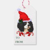 Cavalier King Charles Spaniel Weihnachtsgeschenke Geschenkanhänger (Vorderseite)