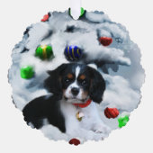 Cavalier King Charles Spaniel Weihnachtsgeschenke Ornament Karte (Vorderseite)
