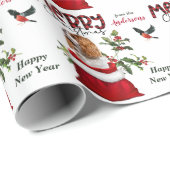 Cavalier King Charles Spaniel Weihnachtsgeschenkta Geschenkpapier (Rolleneckpunkt)