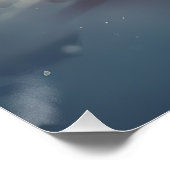 Cavalier King Charles Spaniel Weihnachtsschnee Poster (Ecke)