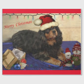 Cavalier King Charles Spaniel Weihnachtsverpackung Geschenkpapier (Flach)