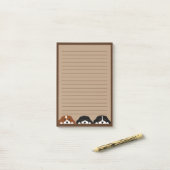 Cavalier King Charles Spaniel Welpe Hund Post-it Klebezettel (Auf Schreibtisch)