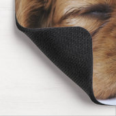 Cavalier King Charles Spaniel Welpe schlafen Mousepad (Ecke)