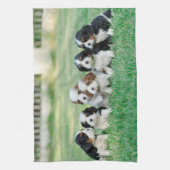 Cavalier King Charles Spaniel Welpen Geschirrtuch (Vertikal)