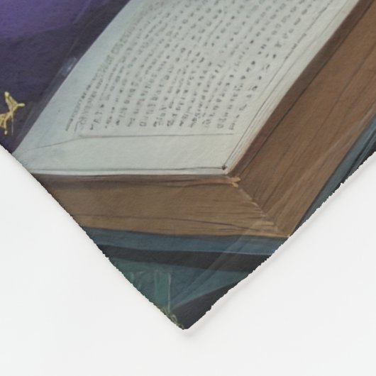 Cavalier King Charles Spaniel Whimsical Halloween Fleecedecke (Ecke)