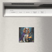 Cavalier King Charles Spaniel Whimsical Halloween Magnet (In Situ (Geschirrspüler))