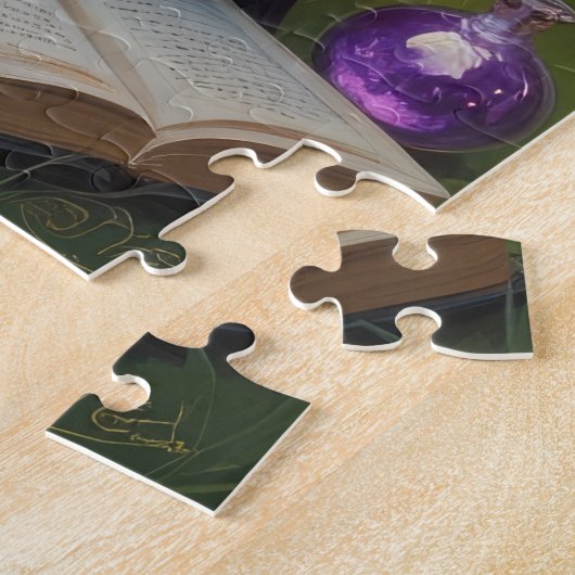 Cavalier King Charles Spaniel Whimsical Halloween Puzzle (Seite)