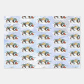 Cavalier King Charles Spaniel Winter Holiday Geschenkpapier Set (Vorderseite 2)