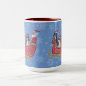 Cavalier King Charles Spaniel Winter Holiday  Tasse (Zentrum)