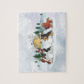 Cavalier King Charles Spaniel Winter Puzzle (Vertikal)