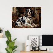 Cavalier King Charles Spaniel Wohnzimmer Poster (Heimbüro)