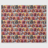 Cavalier King Charles Spaniel Wrapping Paper Geschenkpapier (Flach)