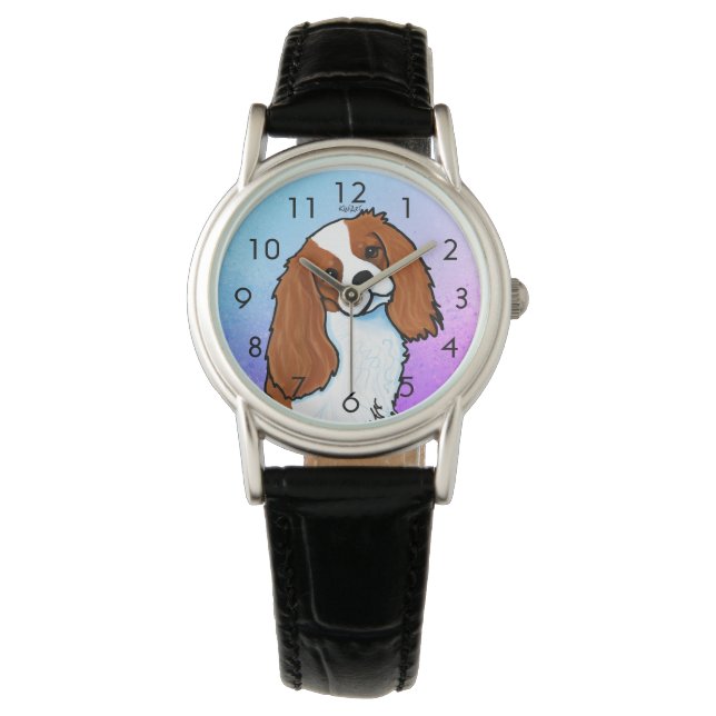 Cavalier King Charles Spaniel Wrist Watch Armbanduhr (Vorderseite)