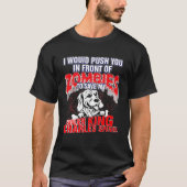 Cavalier King Charles Spaniel Zombies Halloween T-Shirt (Vorderseite)