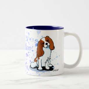 Cavalier King Charles Spaniel Zwei-Tone-Kaffee-Tas Zweifarbige Tasse