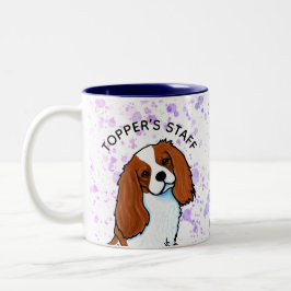 Cavalier King Charles Spaniel Zwei-Tone-Kaffee-Tas Zweifarbige Tasse
