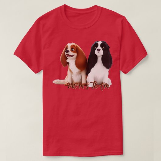 Cavalier King Charles Spaniels 2 T-Shirt (Design vorne)