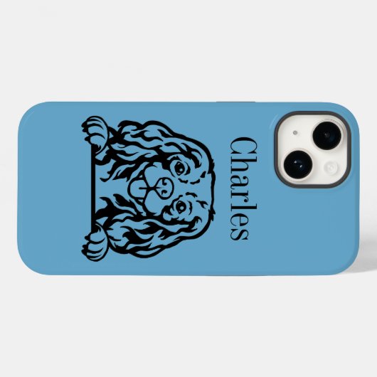 Cavalier King Charles Spaniels Case-Mate iPhone Hülle (Rückseite (Horizontal))