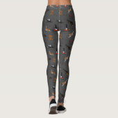 Cavalier King Charles Spaniels CKCS Doodles Leggings (Rückseite)