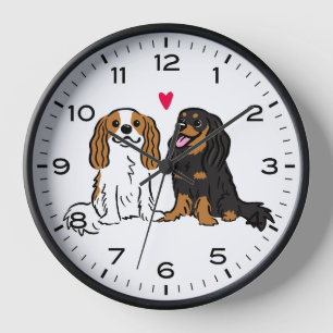 Cavalier King Charles Spaniels Niedlich Hunde Uhr