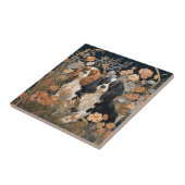 Cavalier King Charles Spaniels Tapestry Style Fliese (Seite)
