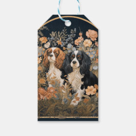 Cavalier King Charles Spaniels Tapestry Style Geschenkanhänger