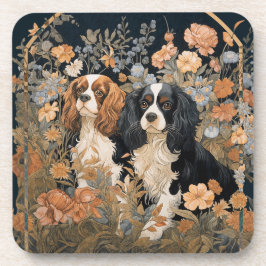 Cavalier King Charles Spaniels Tapestry Style Getränkeuntersetzer