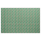 Cavalier King Charles Spaniens Weihnachtsgrün Stoff (Yard (91,4 cm))